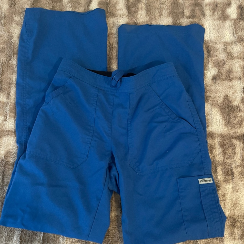 XXS greys anatomy blue scrub pants